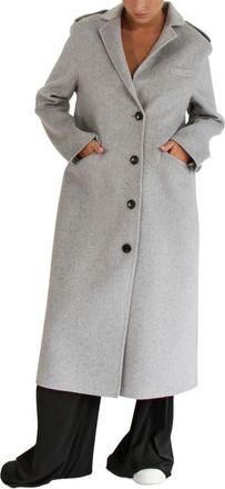 Belle & Bloom Tainted Love Longline Coat in Grey Marle at Nordstrom, Size X-Small Au
