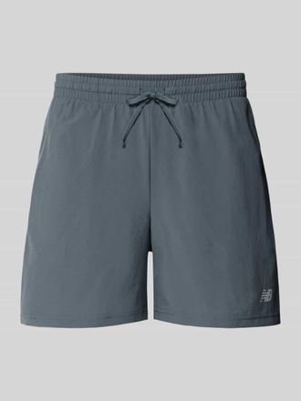 New Balance Shorts mit elastischem Bund und Logo in Anthrazit, Gr&ouml;&szlig;e XL