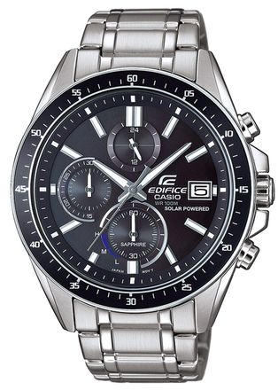 Casio Edifice Mens Silver Watch EFS-S510D-1AVUEF Stainless Steel - One Size