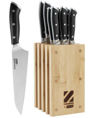 Dash Zakarian 11Pc Black Knife Block Set