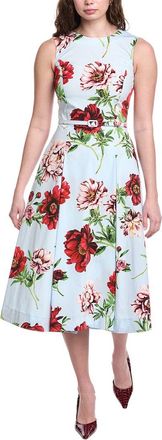 Oscar De La Renta Oscar De La Renta Midi Dress