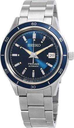 Seiko Presage Automatic Blue Dial Mens Watch SRPG05J1