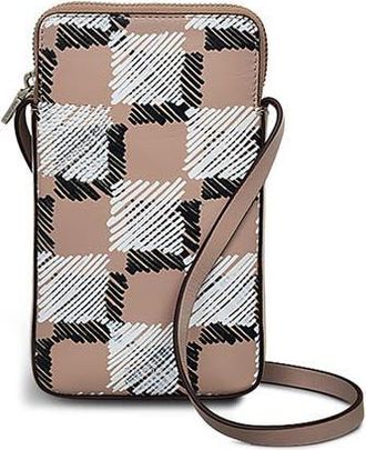 Radley London Check Me Out Medium Phone Crossbody Bag in Latte at Nordstrom Rack