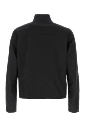 Gucci Mens Black Gg Cotton Jacket Camicie Shirt