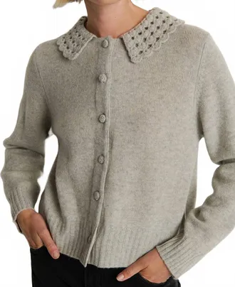 Nation Ltd Addie Cardigan In Heather Grey