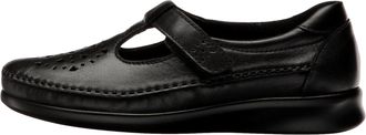 SAS Loafers Black Smooth 3200-002 Womens