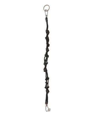 Guidi leather key chain - unisex - Calf Leather - One Size - Black