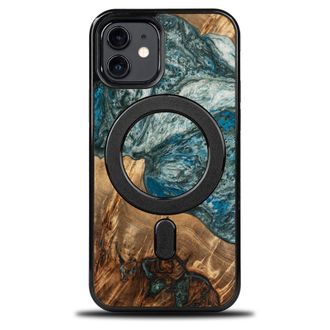 OEM Funda Bewood Unique Para Iphone 12/12 Pro - Planetas - Tierra Con Magsafe
