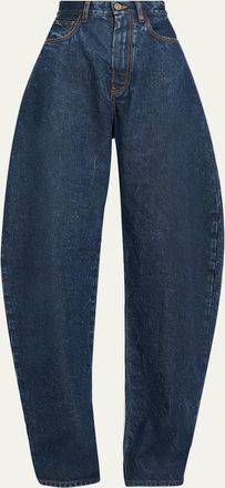 Alaia Round Denim Pants