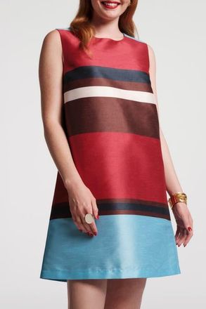 Frances Valentine Sylvie Shift Dress in Red/blue/multi at Nordstrom, Size Medium