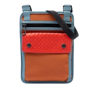 Bottega Veneta Pre-owned Nylon Crossbody - Dames - Vintage Schoudertas - Oranje - ONE Size - Nylon - Vintage