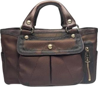 Celine Pre-owned Vintage Leren Handtas - Dames - Vintage Handtas - Bruin - ONE Size - Leer - Vintage