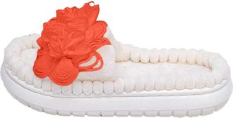 Generic Womens Slippers Cozy Floral Footwear Comfortable Open Toe Fuzzy Home Clogs For Warmth And Relaxation Large Flower Design For Her Cozy House Slippers(O