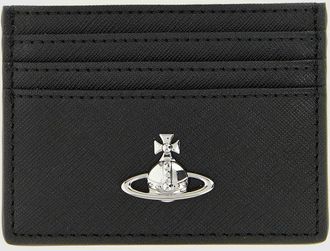 Vivienne Westwood Portacarte di credito Vivienne Westwood in pelle sintetica saffiano