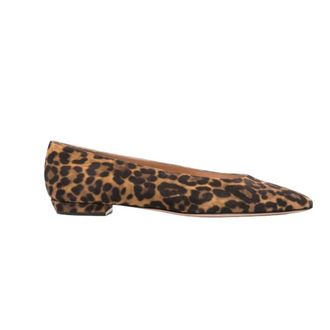 Gianvito Rossi Amelia Ballerina Flats - Dames - Schoenen - Bruin - Maat: 39 1/2 EU Leer