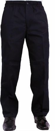 Generic Carabou Mens Elasticated Waist Rugby Trousers Pants W32-W60 in 25 Leg, Black, Navy (Navy, 48)