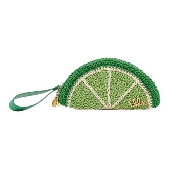 Chlo&eacute; Tropicus Lime Slice Pouch - Bags - Mujer - Verde - ONE SIZE