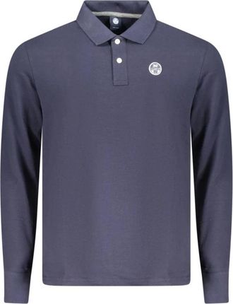 North Sails Polo shirt van katoen met klassieke kraag - Heren - Polos - Blauw - S - Katoen - Tops