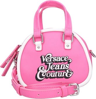 Versace Jeans Couture Tassen.. Roze - Dames - Handtassen - Roze - ONE Size - Leer - Tassen