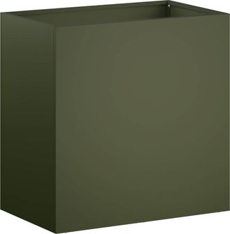 vidaXL Macetero De Jard&iacute;n Verde Oliva 50 X 30 X 40 Cm Vidaxl