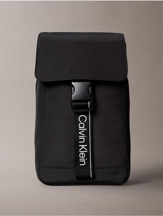 Calvin Klein Calvin Klein Mens CK Sport Flap Sling Bag - Black - OS
