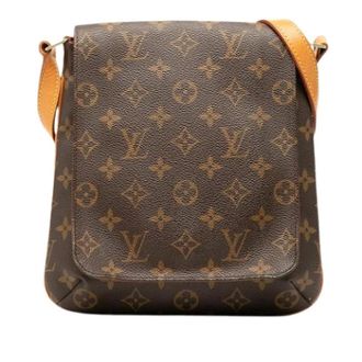 Louis Vuitton Pre-owned Cross Body Bags, female, Brown, Size: ONE SIZE Pre-owned Canvas Cross Body Bag