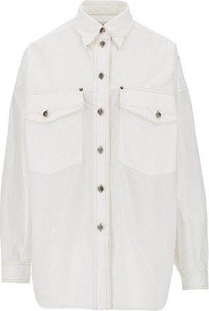 Versace Cotton poplin shirt Woman 38