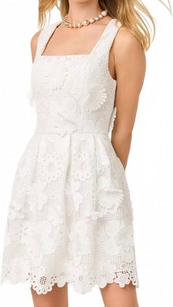 Lilly Pulitzer Cindy Skirted Romper In Resort White