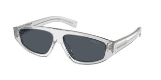 Prada PR C02SF Asian Fit 17P70B Mens Sunglasses Grey Size 58