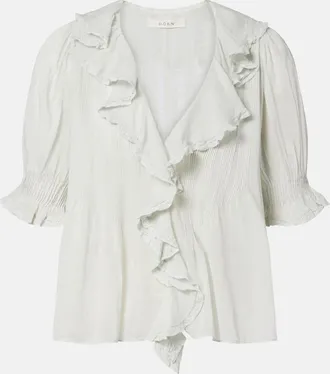 D&ocirc;en D&ocirc;en Embroidered cotton shirt