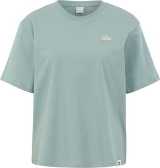 Iriedaily Skate Heart Tee T-Shirt f&uuml;r Damen | t&uuml;rkis