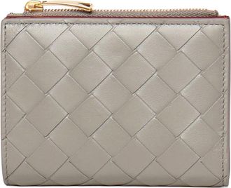 Bottega Veneta Small Intrecciato Bi-Fold Wallet