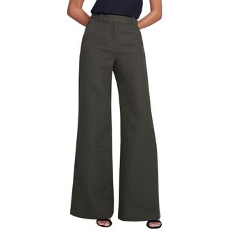 L'agence Pilar Tweed Wide Leg Pants in Army at Nordstrom Rack, Size 0