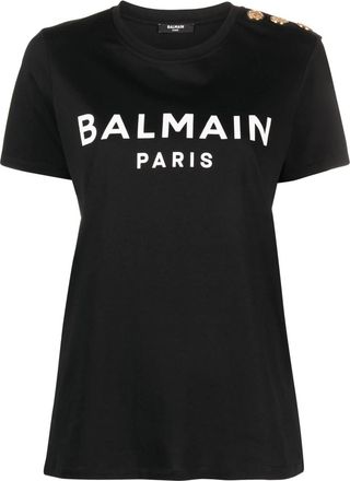 Balmain Logo-print Cotton T-shirt