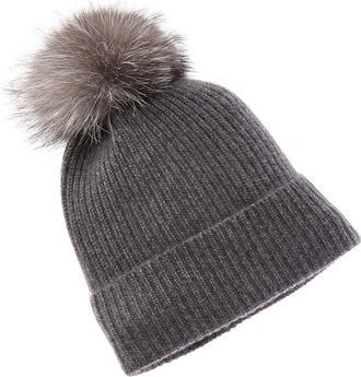 Sofiacashmere Sofiacashmere Rib Cashmere Hat