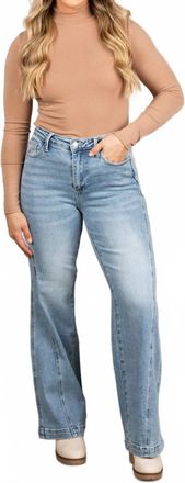 Judy Blue Hazel High Rise Side Seam Detail Jean In Medium Wash