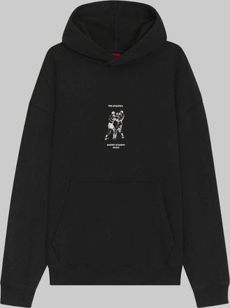 HUGO BOSS Mens HUGO Duwrestie Hoodie, Black - Size: 38