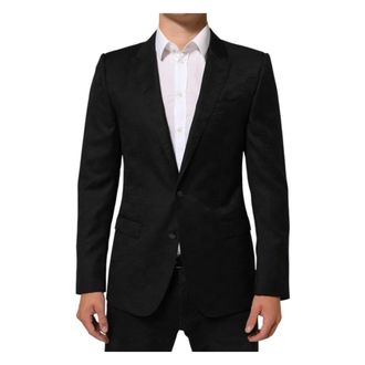 Dolce & Gabbana Blazers, male, Black, Size: XL Martini Blazer