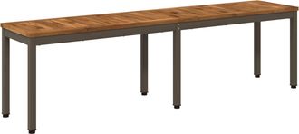 vidaXL Banco De Jard&iacute;n 161 X 35 X 45 Cm Madera De Acacia S&oacute;lida Vidaxl
