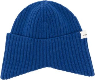 Emporio Armani Blauwe Beanie Hat - Heren - Hoeden - Blauw - L/Xl - Accessoires