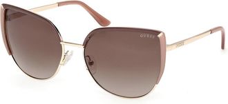 Guess GU00217 59F Womens Sunglasses Brown Size 59