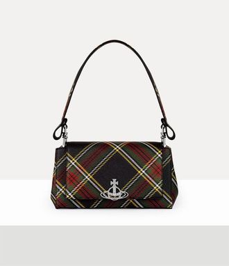 Vivienne Westwood Hazel Medium Handbag Polyurethane / Polyester / Cotton Chelsea-tartan