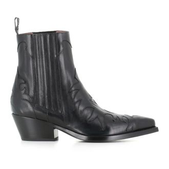 Sartore Sartore, Schoenen, Dames, Zwart, 37 1/2 EU, Leer, Parma Texan Boot