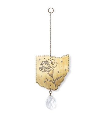 Matr Boomie Ohio State Carnation Engraved Suncatcher in Brass at Nordstrom