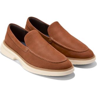Cole Haan City Spectre Leather Loafer in Dark Sequoia Nubuck/Natural at Nordstrom Rack, Size 9.5