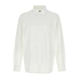 Brioni Formal Shirts, male, White, Size: XL Cotton Shirt