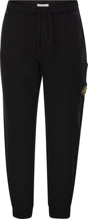 Stone Island katoenen joggingbroek met cargozak en kompasbadge
