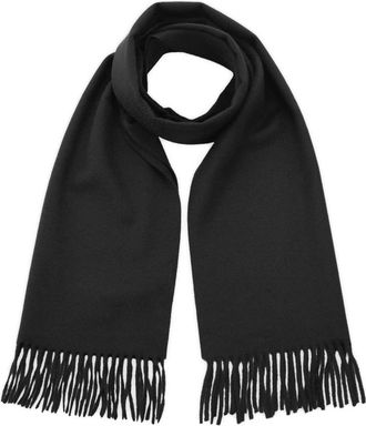 Altea Pure Cashmere Sjaal - Heren - Wintersjaals - Zwart - ONE Size - Kasjmier - Accessoires