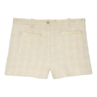 Gucci (WMNS) Gucci Wool Tweed Shorts Ivory 776464-ZAOOU-9200