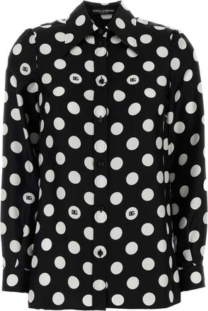 Dolce & Gabbana Printed Silk Shirt